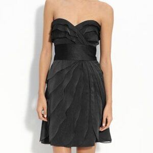 Adrianna Papell Evening Strapless Tiered Cocktail Dress - Size 6